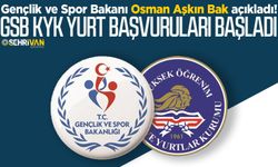 Bakan açıkladı! GSB KYK yurt başvuruları başladı! İşte detaylar...