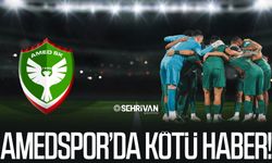 Amedspor’da kötü haber! 8 hafta sahalardan uzak