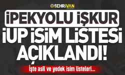 İpekyolu İŞKUR 2024 kura sonuçları belli oldu! İşte asıl ve yedek isim listesi