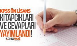 KPSS Ön Lisans kitapçıkları ve cevapları yayımlandı!