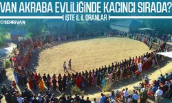 Van akraba evliliğinde kaçıncı sırada? İşte il il oranlar