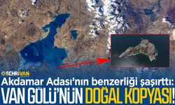 Akdamar Adası’nın Van Gölü’ne benzerliği şaşırttı: Doğal kopyası!