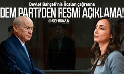 Bahçeli'nin Öcalan çağrısına DEM Parti'den resmi açıklama!