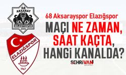 Aksarayspor Elazığspor maçı ne zaman, saat kaçta, hangi kanalda?