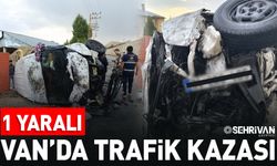 Erçiş'te trafik kazası: 1 kişi yaralandı