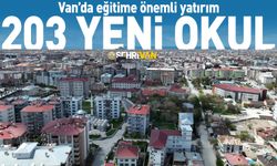 Van’da eğitime önemli yatırım: 203 yeni okul...