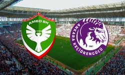 Amedspor- Keçiörengücü ilk 11’leri belli oldu