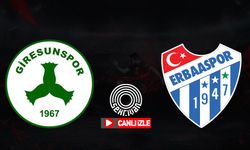 Giresunspor- Erbaaspor maçı canlı izle