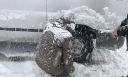 Van'da kar yağışı ve tipi trafik kazalarına neden oldu!