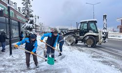 Edremit’te karla mücadele başladı!