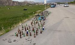 Tarihi Van Kalesi’nin ihtişamını gölgede bırakan manzara!