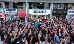 Vanspor taraftarı galibiyetle coşkuyla kutladı!