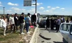 Otomobiller kavşakta çarpıştı: 5 yaralı