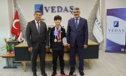 Vanlı sporcudan Dünya Şampiyonası öncesi VEDAŞ’a ziyaret
