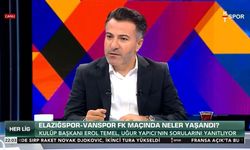 Elazığspor - Vanspor FK maçında neler yaşandı? Başkan temel canlı yayında tek tek açıkladı!