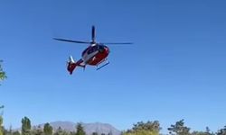 Çukurcalı hasta helikopterle Van’a kaldırıldı