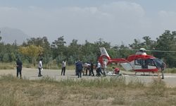 70 yaşındaki hasta ambulans helikopter ile Van'a sevk edildi!