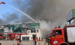 Mobilya fabrikasında yangın
