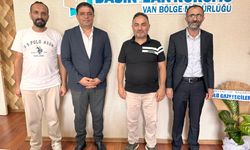 Vangölü Gazeteciler Cemiyeti’nden BİK Van Şube Müdürü Oranlı’ya ziyaret