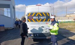 Van'da okul servisleri denetlendi