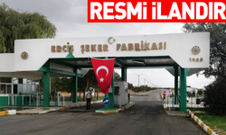 ERCİŞ ŞEKER FABRİKASI 24 PERSONEL ALACAK