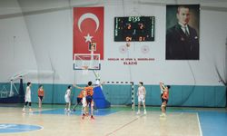 Elazığ'da basketbol turnuvası tamamladı
