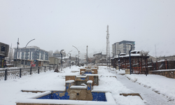 Van’da kar kalınlığı 20 santimetreyi geçti