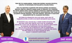TUŞBA BELEDİYESİ EŞBAŞKANLARI HANIM AKKOŞ VE ÜMİT KESERDEN YENİ YIL MESAJI!