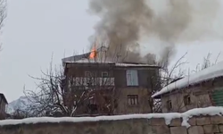 Van İpekyolu’nda ev yangını!