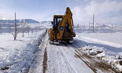 Yoğun Kar Yağışı Erçek’te yolları kapattı, ekipler sahada!