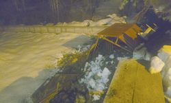 İstinat duvarı çöktü!