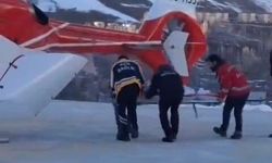 Yüksekten düşen 3 yaşındaki çocuk helikopter ambulansla Van'a sevk edildi