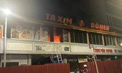 Van’ın Sanat Sokağı’nda yangın: Bir dükkân kül oldu!