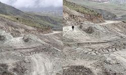 Van-Hakkari kara yolunda alternatif yol da çöktü, ulaşım tamamen durdu!