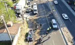 Freni patlayan tır 9 aracı biçti: 1 polis şehit düştü, çok sayıda ölü ve yaralı var…