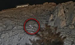 Van'da cezaevinden kaçan firari şahıs sarp kayalıklarda mahsur kaldı!