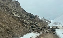 Van’da mahalle yolunda heyelan: Yol ulaşıma kapandı!