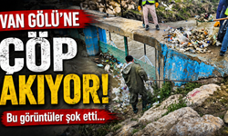 Şok eden görüntüler: Van Gölü'ne çöp akıyor!