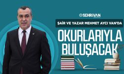 Şair ve yazar Mehmet Aycı Van’da okurlarıyla buluşacak
