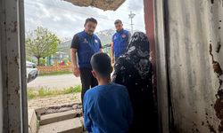 Van'da ihtiyaç sahibi ailelere kurban eti dağıtıldı!