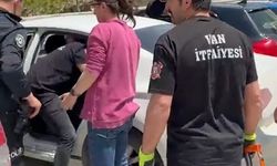 Van’da otomobilde mahsur kalan çocuk kurtarıldı