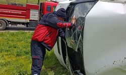 Van’da kontrolden çıkan minibüs devrildi: 2 kişi yaralandı!