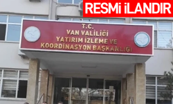 VAN YATIRIM İZLEME VE KOORDİNASYON BAŞKANLIĞI OKUL İKMAL VE ÇEVRE DÜZENLEME İŞİ YAPTIRACAK
