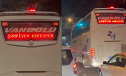 Van otobüsündeki yazı Trabzon’da gerginlik yarattı!