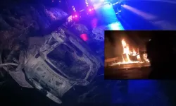 Kontrolden çıkan otomobil takla attı: 2 kişi öldü, 3 kişi ağır yaralandı!