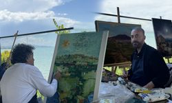 Van Gölü Ulusal Sanat Çalıştayı ve Sergisi sanatseverlerle buluştu