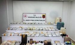 Hakkari’de kilolarca uyuşturucu madde ele geçirildi!