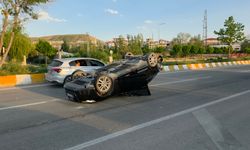 Van’da araç takla attı: Yaralılar var!