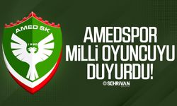 Amedspor milli oyuncuyu duyurdu!