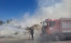 Van’da çıkan yangında göz gözü görmedi!